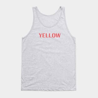 ELW Yellow Text Tank Top